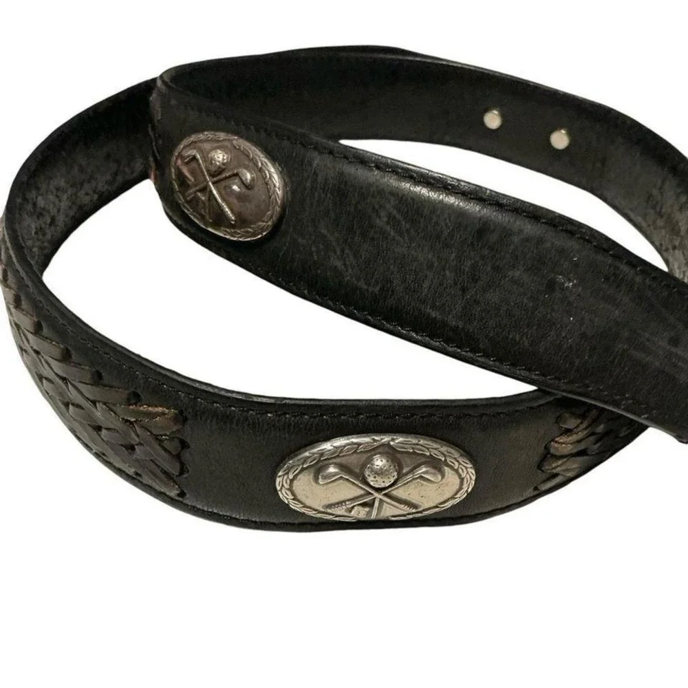 Vintage Golf Belt Leather Size 38